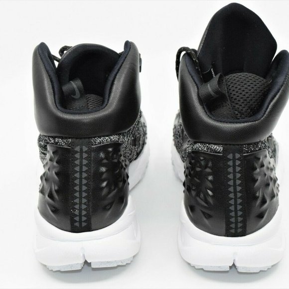 Nike Lupinek Flyknit Oreo Black Gray 862505-001 - Picture 4 of 5